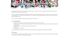 Desktop Screenshot of checkyourrisk.org.au